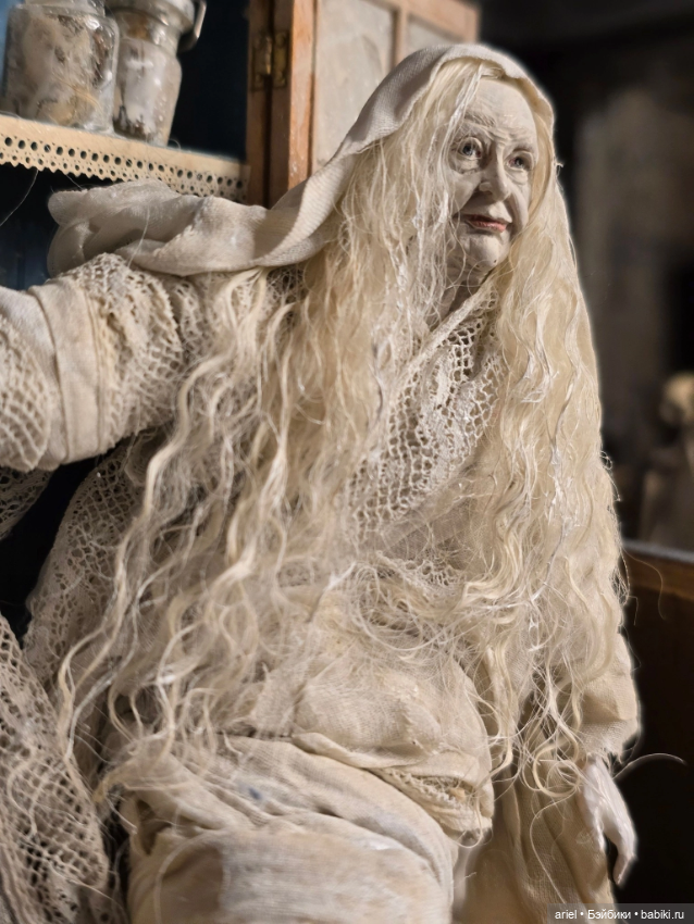 Диорама «Элеанор, вечный страж викторианской кухни» от мастера Марсии Бэкстром (фото 2)