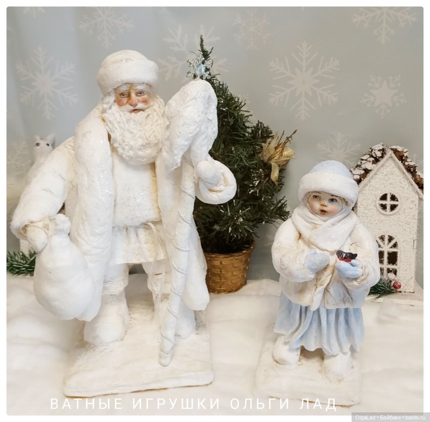 Новые ватные ёлочные и подставочные игрушки (фото 8)