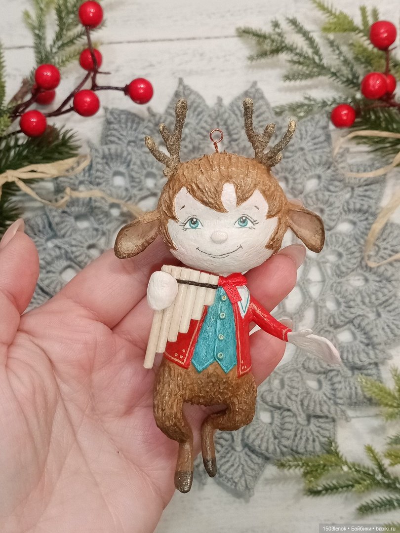 Сатиры — Лепка авторских игрушек и папье (фото 10)