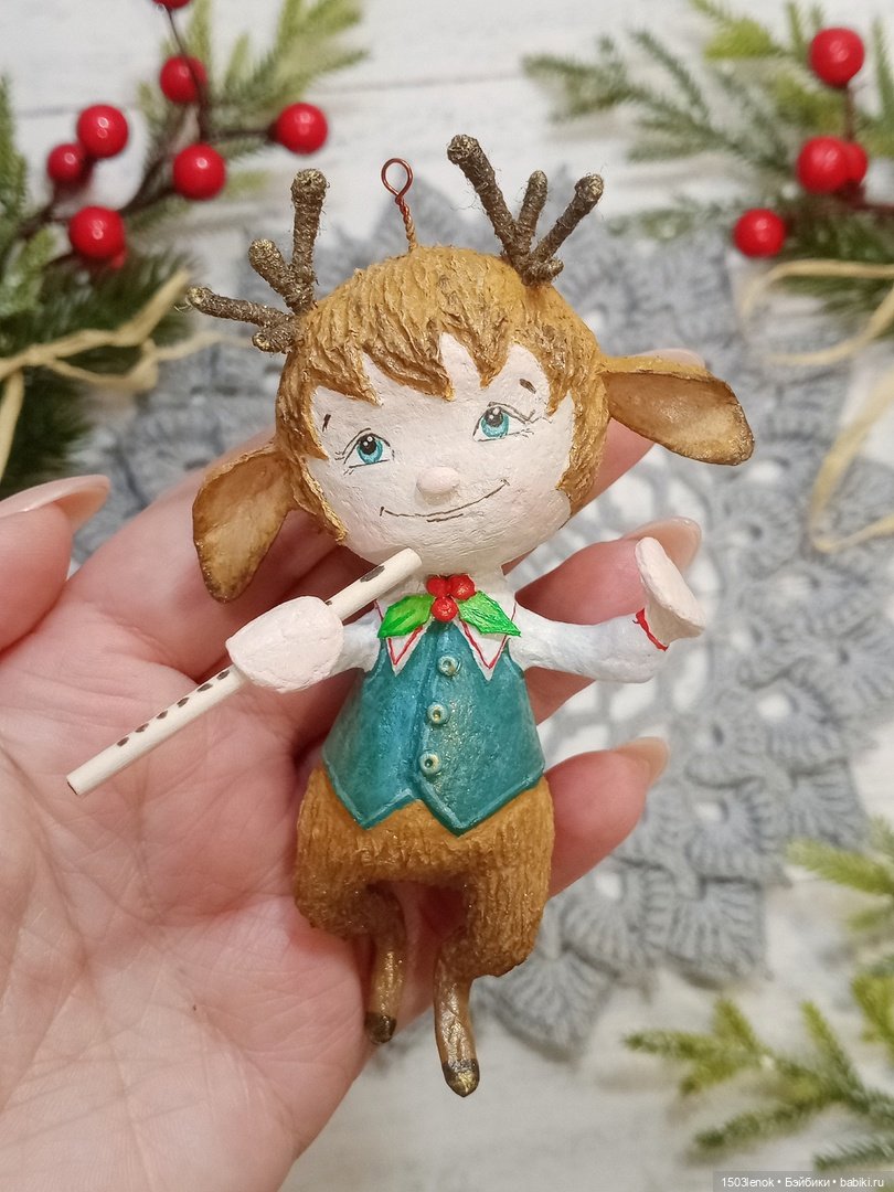 Сатиры — Лепка авторских игрушек и папье (фото 3)