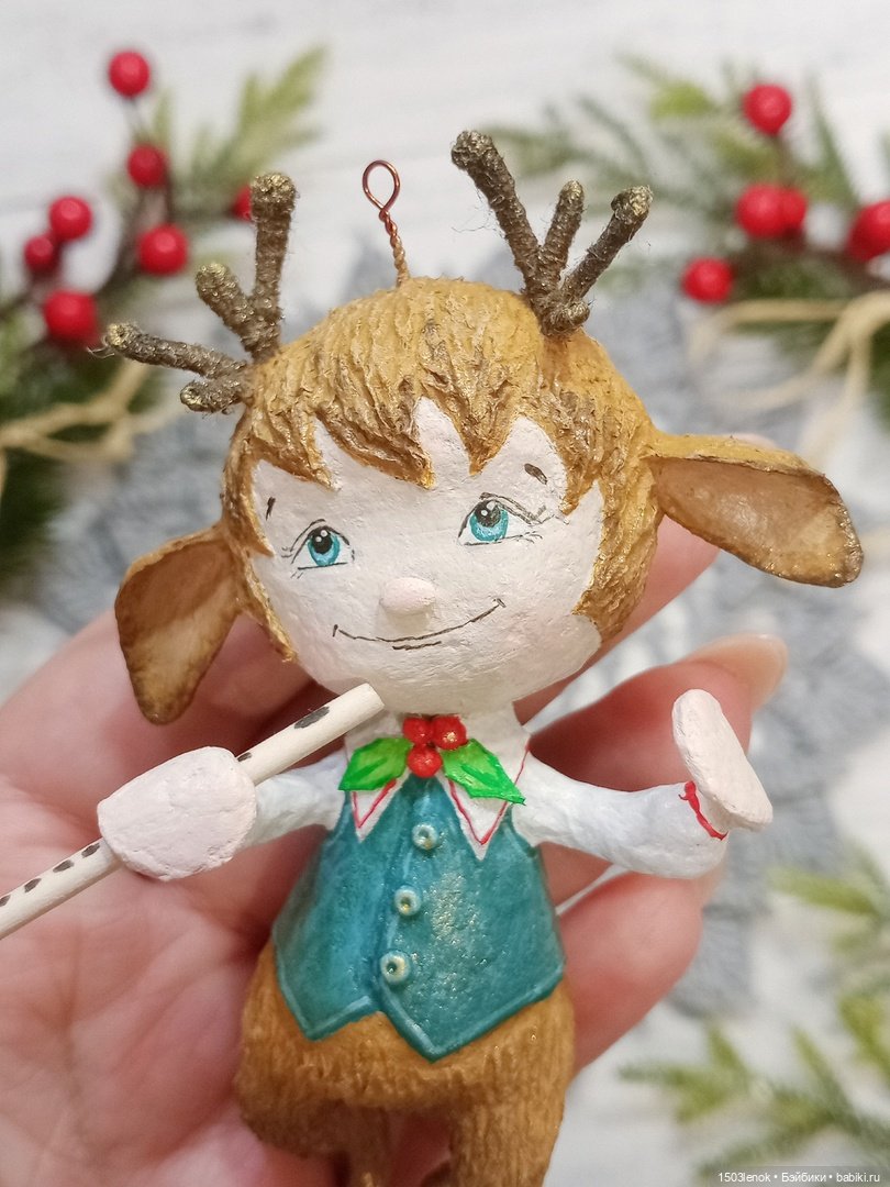 Сатиры — Лепка авторских игрушек и папье (фото 8)