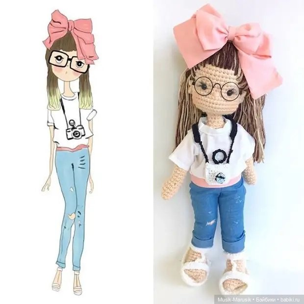 Многодетная мать делает вязаные куклы-портреты (фото 4)