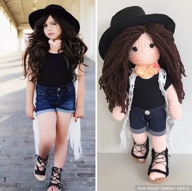 Многодетная мать делает вязаные куклы-портреты (фото 6)