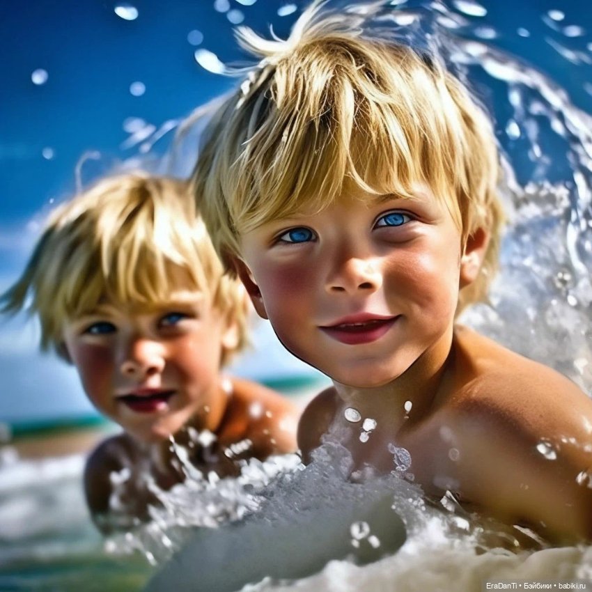 Прощание с летом. Дети и море. Вторая часть