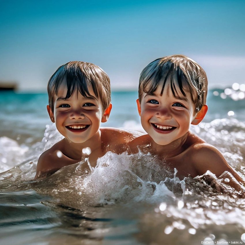 Прощание с летом. Дети и море. Вторая часть