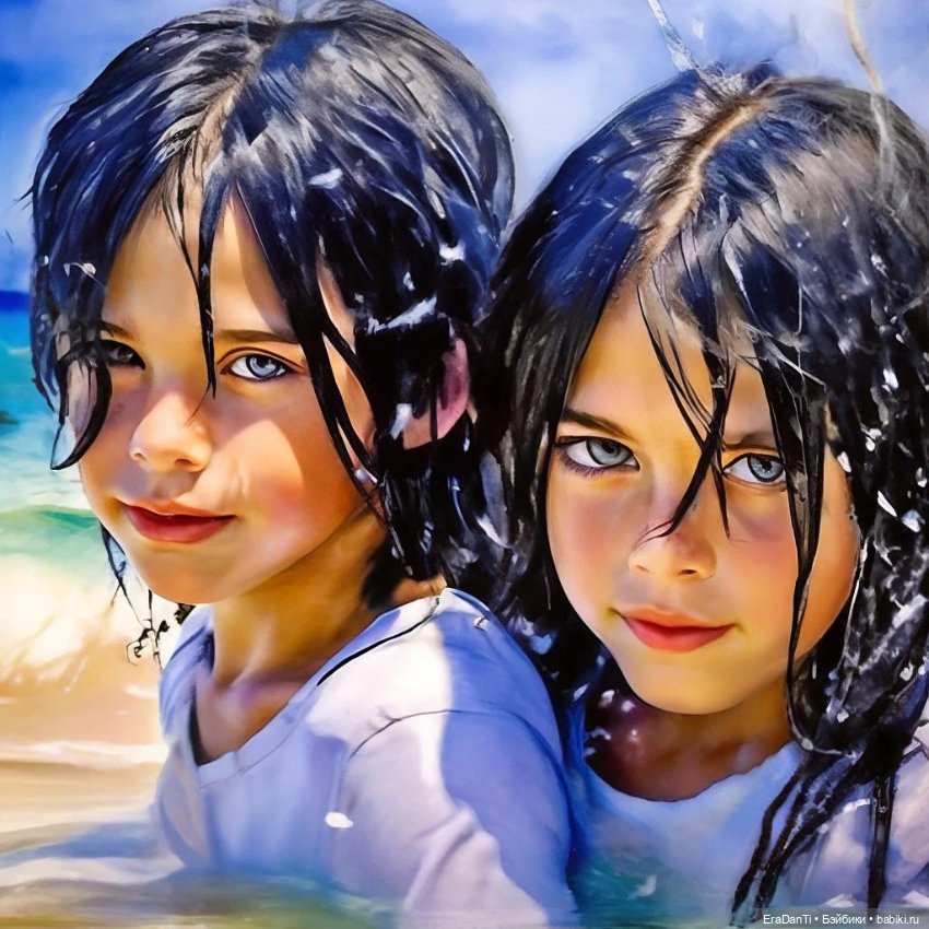 Прощание с летом. Дети и море. Вторая часть