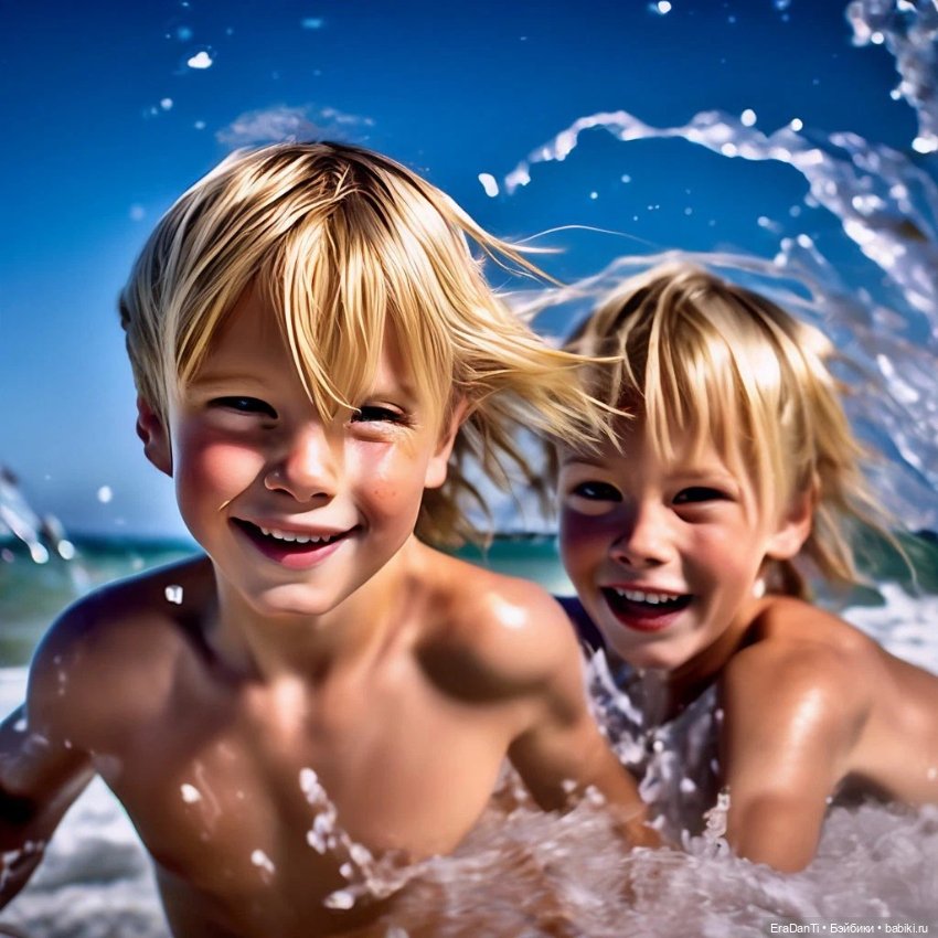 Прощание с летом. Дети и море. Вторая часть