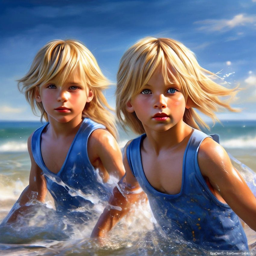 Прощание с летом. Дети и море. Вторая часть