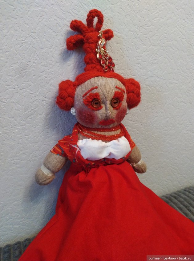 Мои примитивные куклы. Куколка Фёклочка (фото 2)