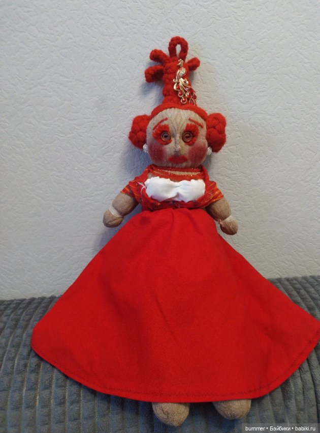 Мои примитивные куклы. Куколка Фёклочка (фото 3)