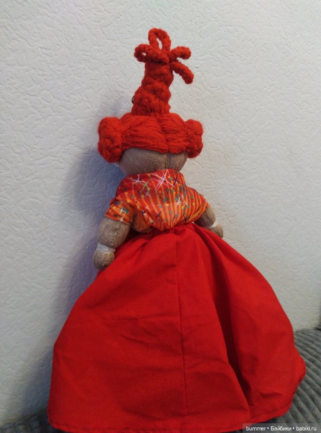 Мои примитивные куклы. Куколка Фёклочка (фото 10)