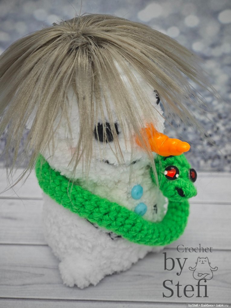 Снеговичок Чубарик — Вязаные игрушки и амигуруми: крючком