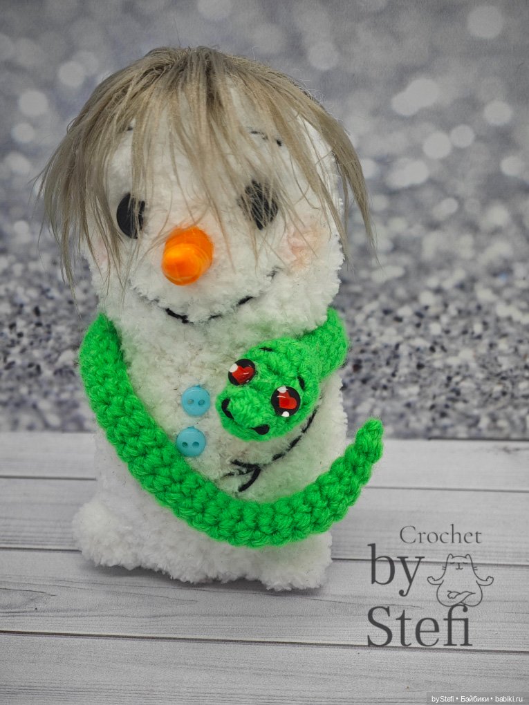 Снеговичок Чубарик — Вязаные игрушки и амигуруми: крючком (фото 2)