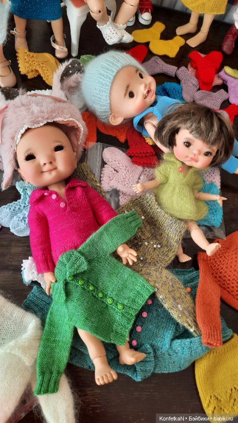 Пытаюсь заВязать — Одежда и обувь для кукол своими руками: фото (фото 7)
