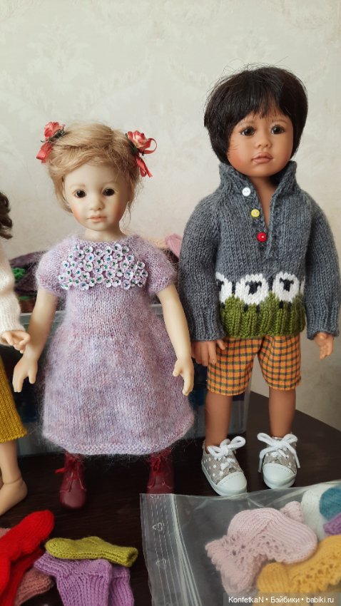 Пытаюсь заВязать — Одежда и обувь для кукол своими руками: фото (фото 6)