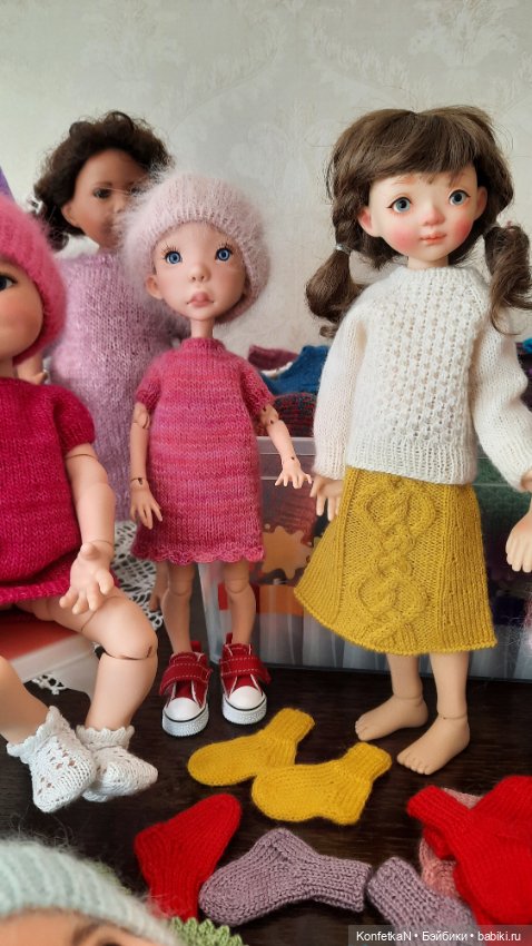 Пытаюсь заВязать — Одежда и обувь для кукол своими руками: фото (фото 5)
