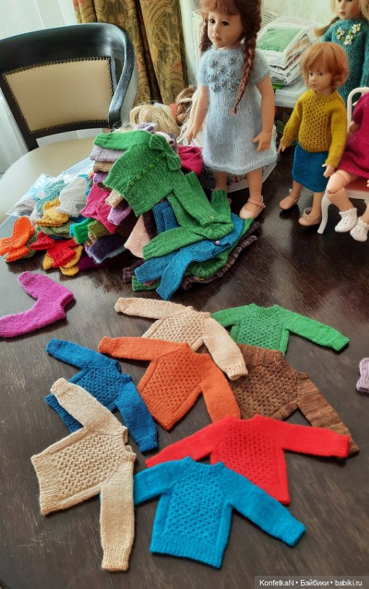 Пытаюсь заВязать — Одежда и обувь для кукол своими руками: фото