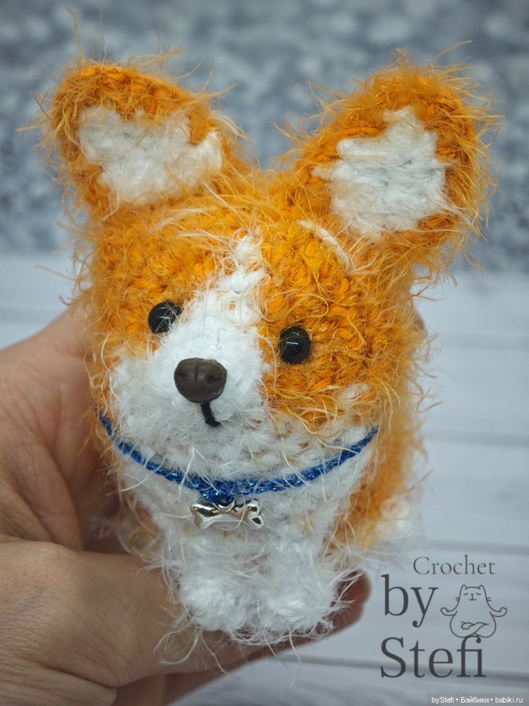Щенок Зюблик — Вязаные игрушки и амигуруми: крючком