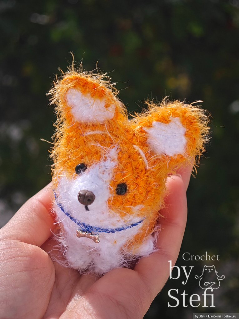 Щенок Зюблик — Вязаные игрушки и амигуруми: крючком