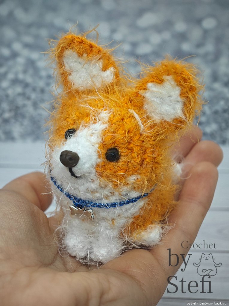 Щенок Зюблик — Вязаные игрушки и амигуруми: крючком