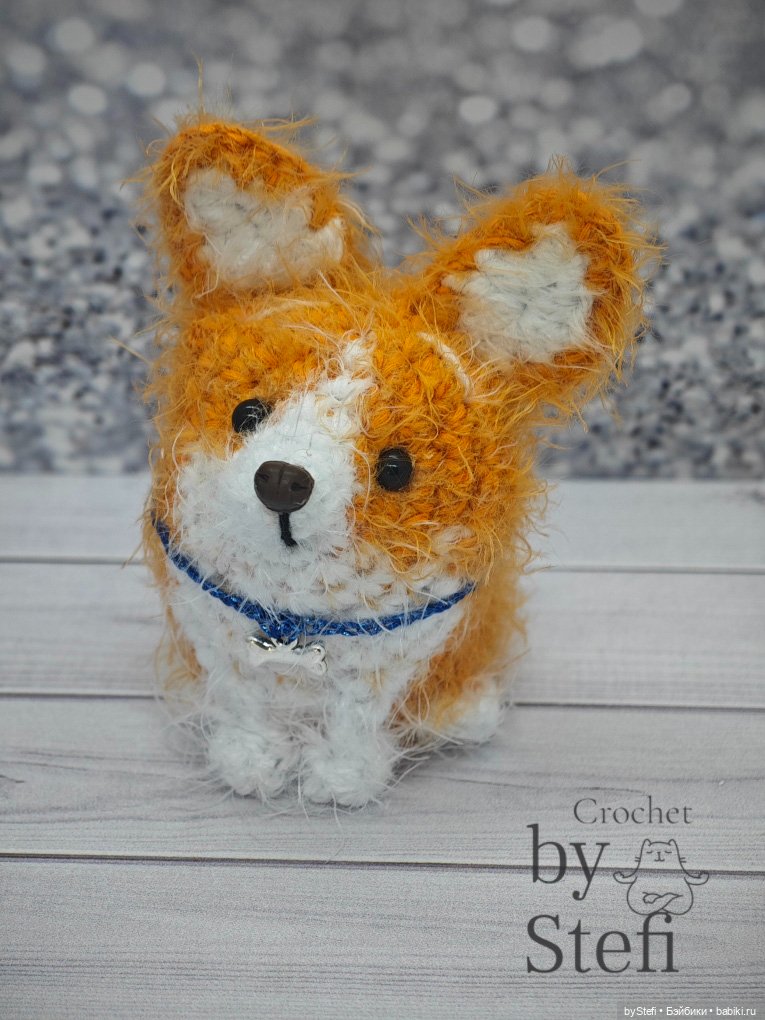 Щенок Зюблик — Вязаные игрушки и амигуруми: крючком