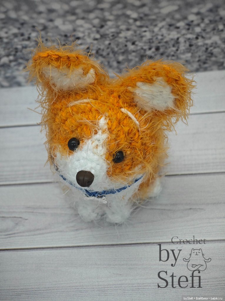 Щенок Зюблик — Вязаные игрушки и амигуруми: крючком
