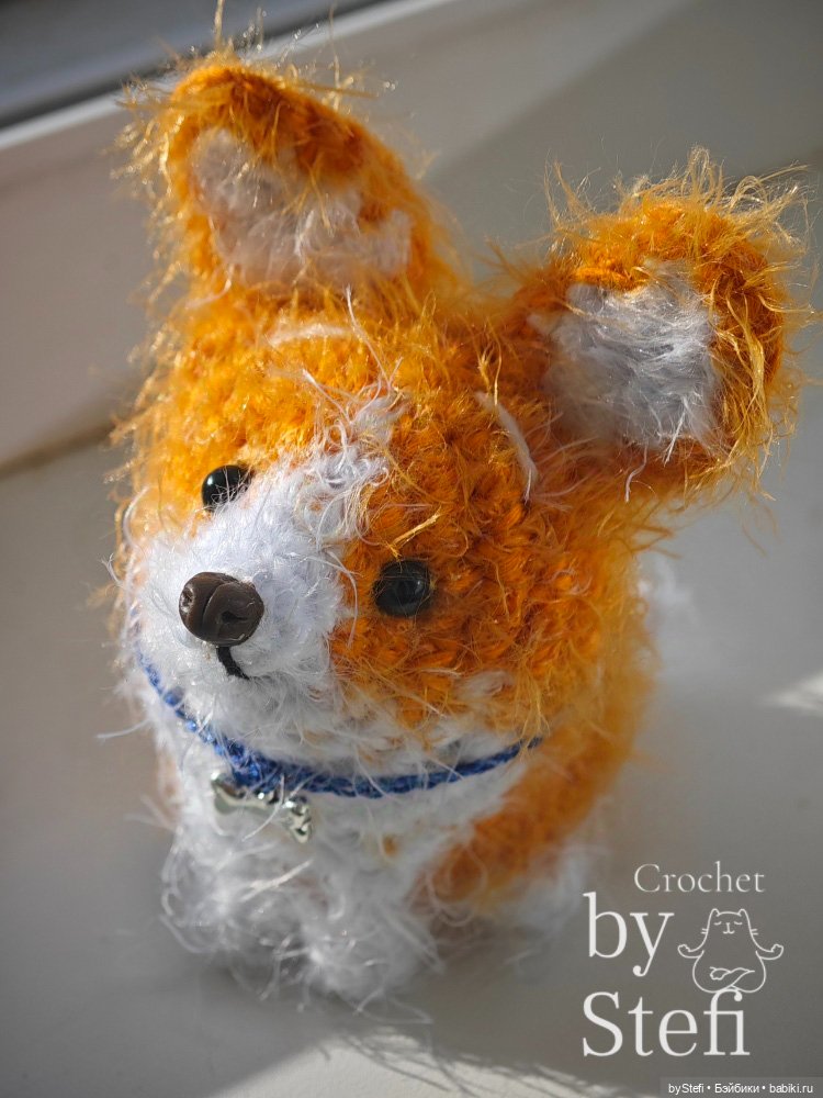Щенок Зюблик — Вязаные игрушки и амигуруми: крючком