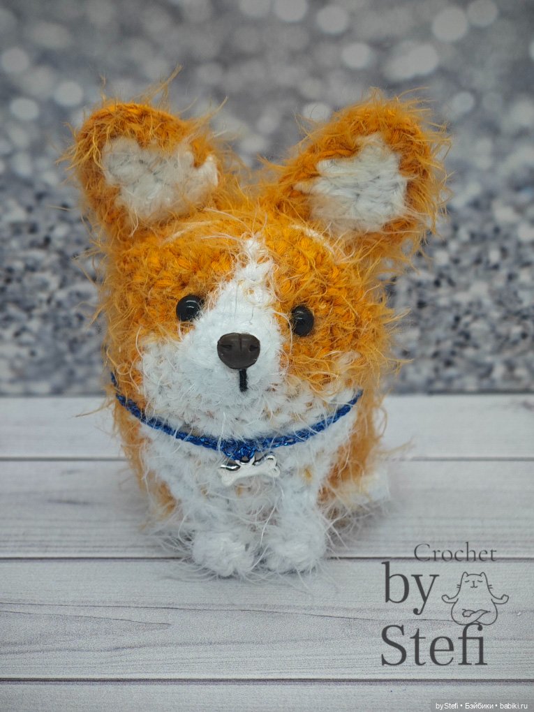 Щенок Зюблик — Вязаные игрушки и амигуруми: крючком