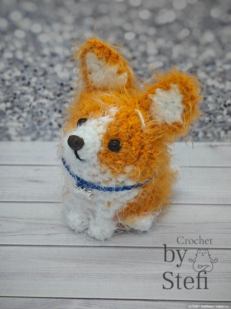 Щенок Зюблик — Вязаные игрушки и амигуруми: крючком