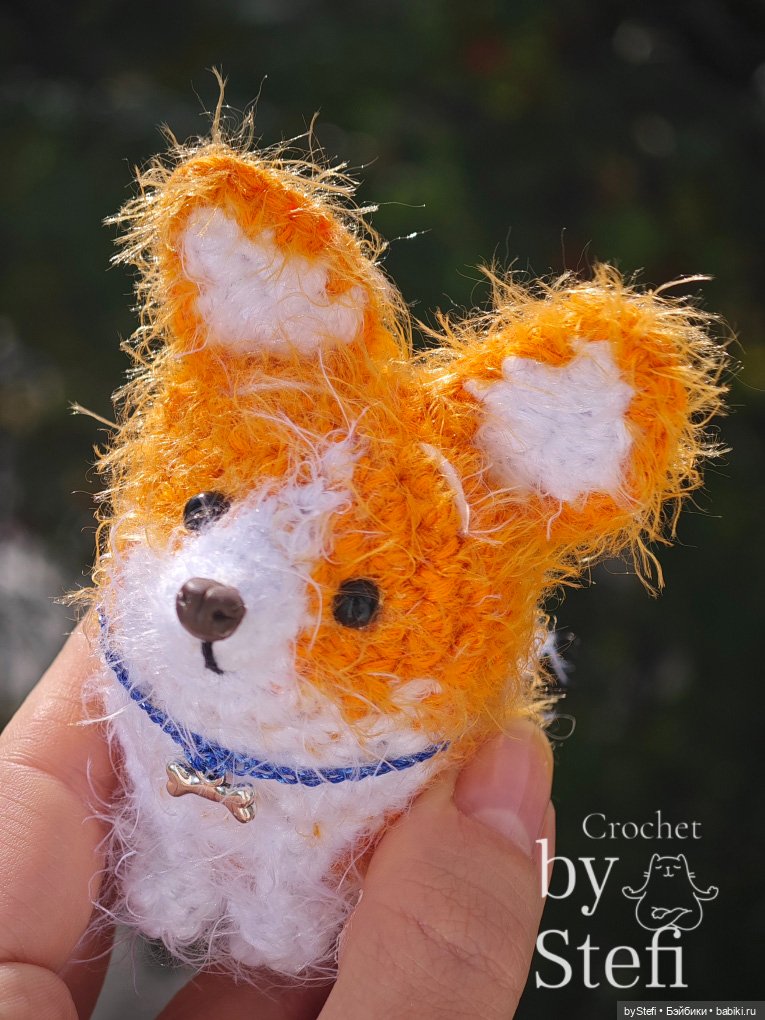 Щенок Зюблик — Вязаные игрушки и амигуруми: крючком