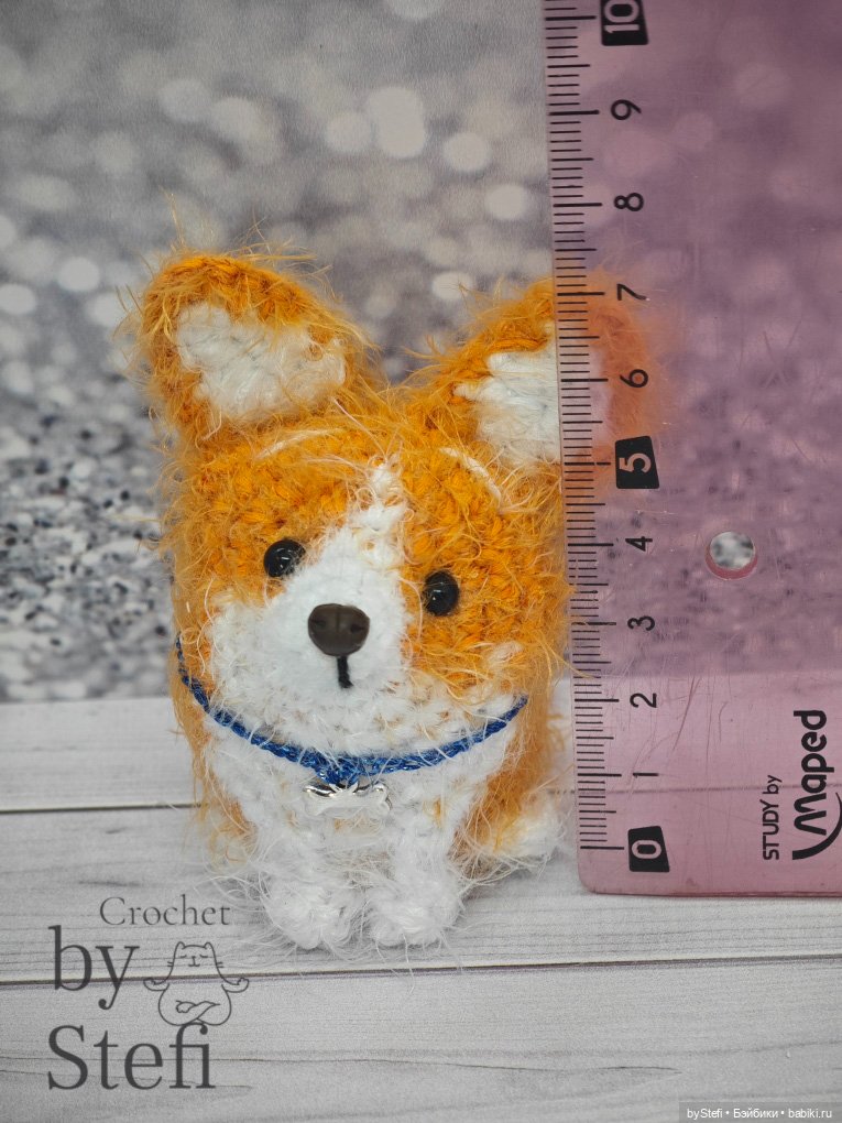 Щенок Зюблик — Вязаные игрушки и амигуруми: крючком