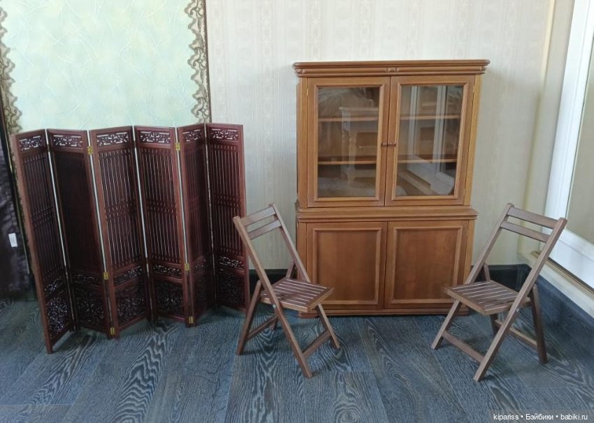 Ширма и стулья для 60+ — Мебель для кукол и домиков: фото