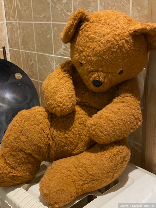 Мишка-обнимашка — Реставрация и преображение кукол: ремонт (фото 8)