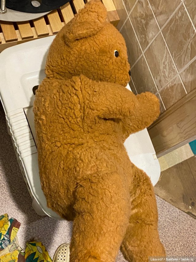 Мишка-обнимашка — Реставрация и преображение кукол: ремонт (фото 10)