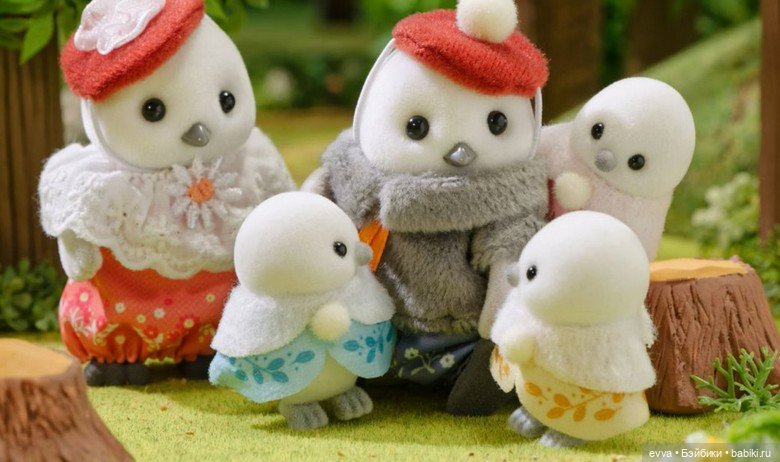 Cемья птичек Шима-энага — Sylvanian Families (Сильвания Фэмили): домики