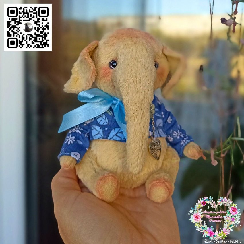 Слоник Тедди — Авторские мишки Тедди и друзья: фото (фото 7)