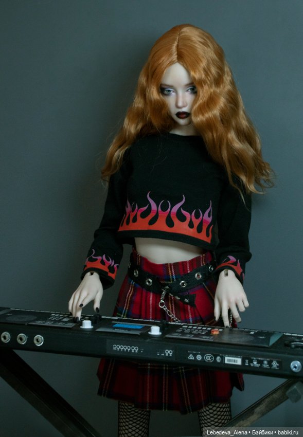 Дева с синтезатором — Куклы Dollshe Craft (Доллше): BJD (БЖД) (фото 6)