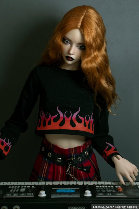 Дева с синтезатором — Куклы Dollshe Craft (Доллше): BJD (БЖД) (фото 7)