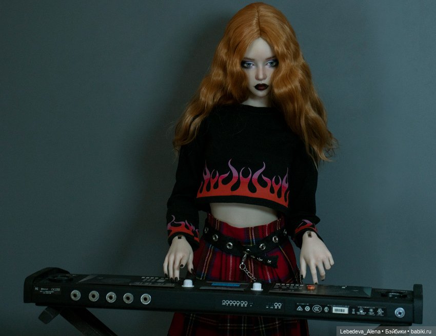 Дева с синтезатором — Куклы Dollshe Craft (Доллше): BJD (БЖД) (фото 8)