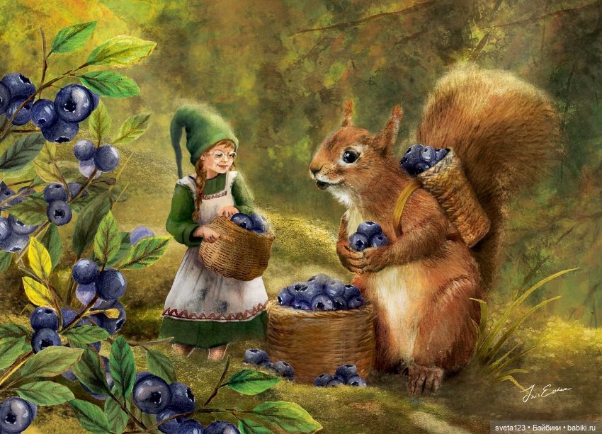 Иллюстратор Iris Esther — Интересное обо всем: поздравления