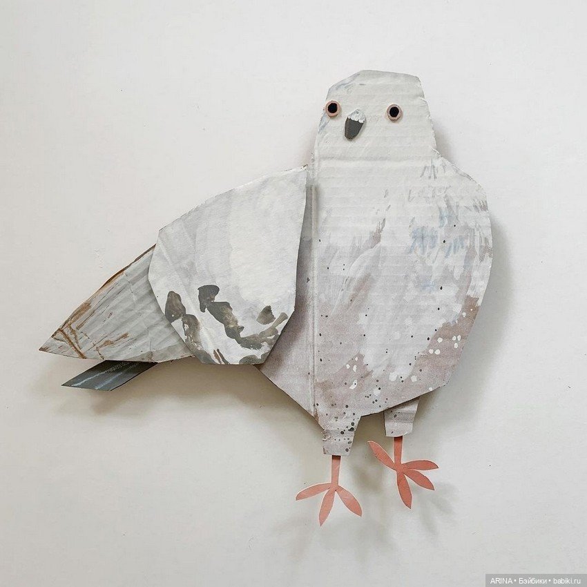 Голуби от Cheryl Cochran — Авторские игрушки из разных материалов: синельная проволока (фото 2)