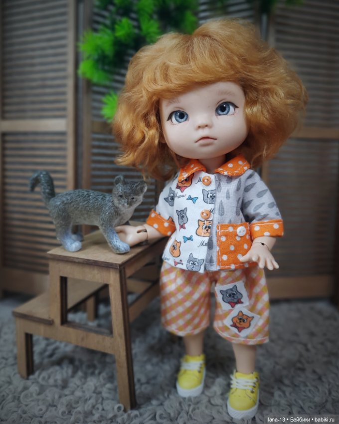 Пижамный стиль — Одежда и обувь для кукол своими руками: фото (фото 7)