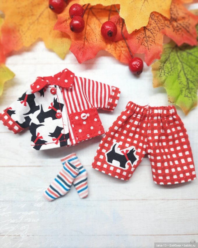 Пижамный стиль — Одежда и обувь для кукол своими руками: фото (фото 5)