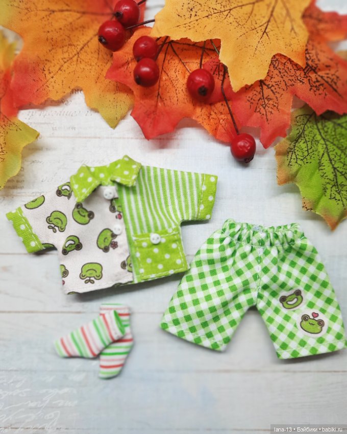 Пижамный стиль — Одежда и обувь для кукол своими руками: фото (фото 2)
