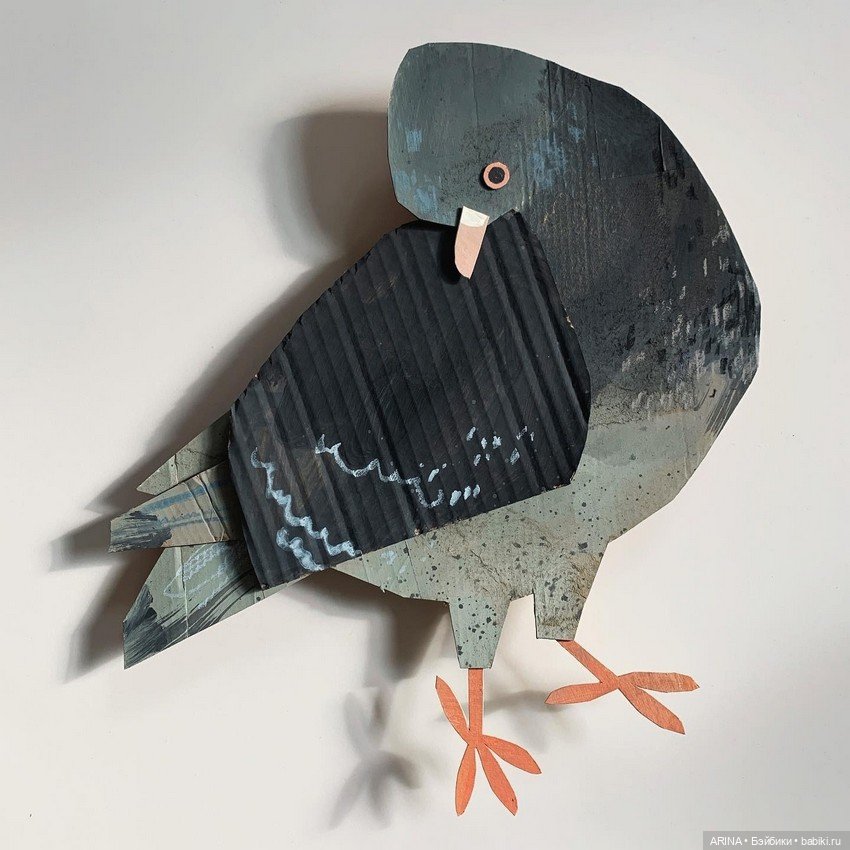 Голуби от Cheryl Cochran — Авторские игрушки из разных материалов: синельная проволока (фото 9)