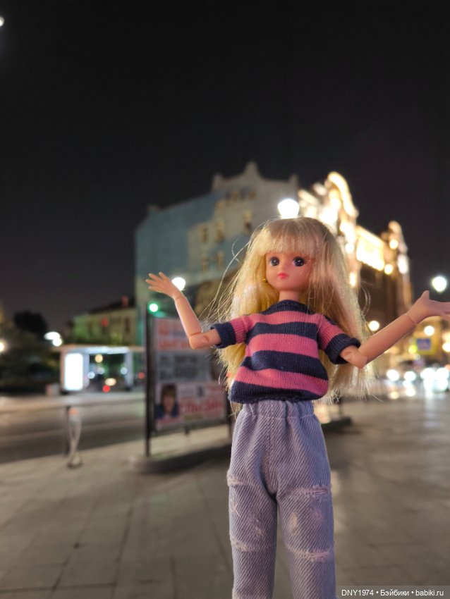 Ликка и ночная Москва — Куклы Takara Tomy (Такара): Licca (Ликка) (фото 7)