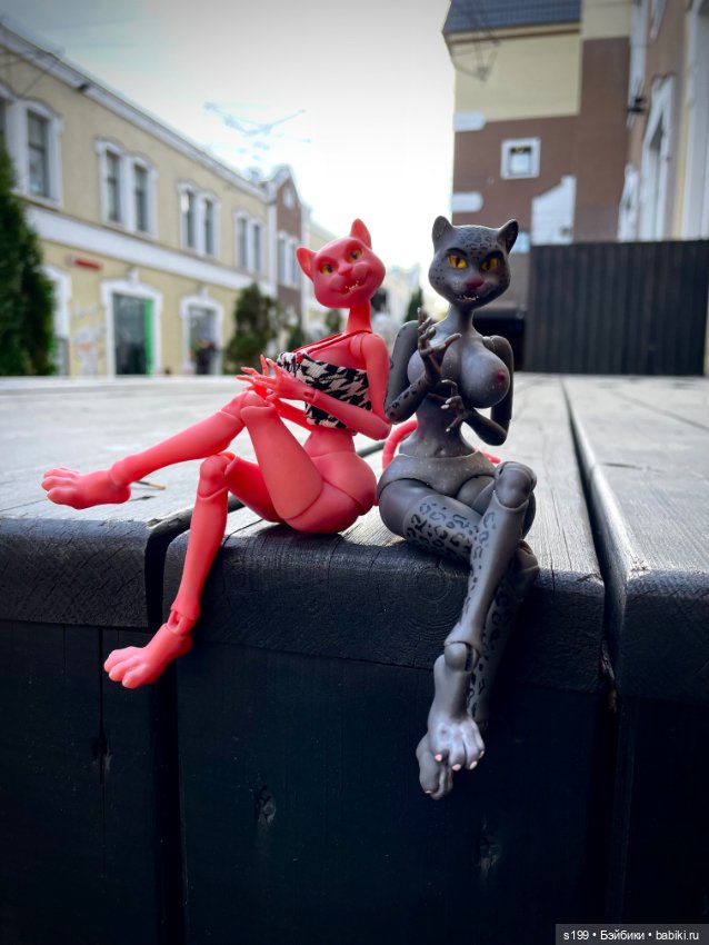 Кошечки🩶🩷 — Домашние фото авторских кукол: личные коллекции (фото 9)