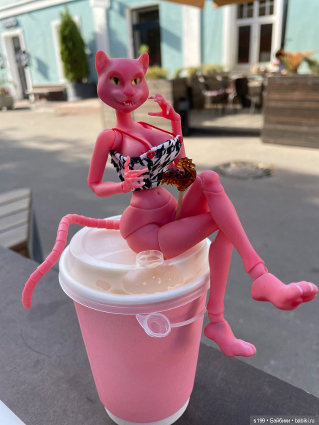 Кошечки🩶🩷 — Домашние фото авторских кукол: личные коллекции (фото 5)