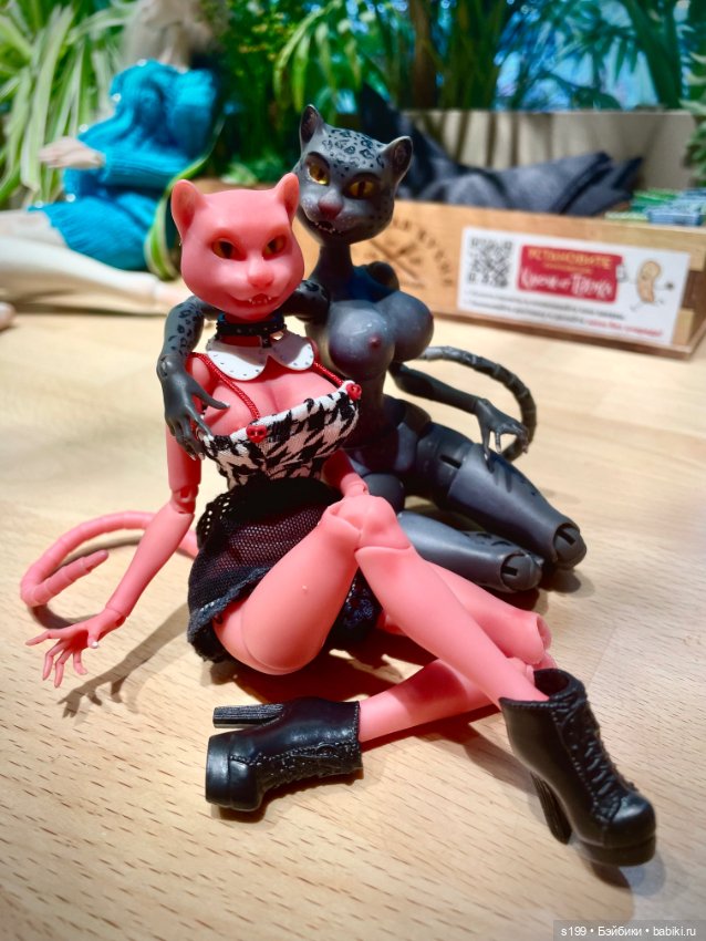 Кошечки🩶🩷 — Домашние фото авторских кукол: личные коллекции