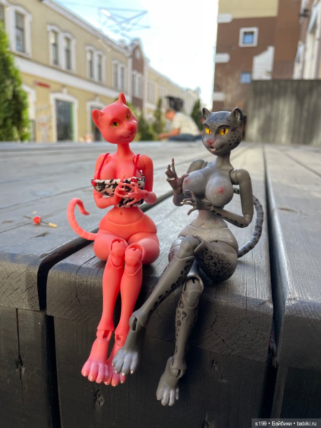 Кошечки🩶🩷 — Домашние фото авторских кукол: личные коллекции (фото 7)